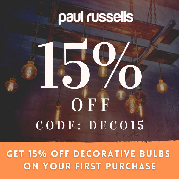 15% Off on Decorative Bulbs