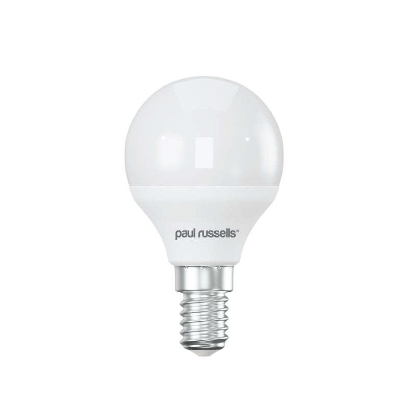 LED Golf Ball 4.9W=40W Cool White Small Edison Screw SES E14 Bulbs