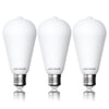 7.2W LED ST64, E27, 640lm, Dimmable, 2700K (3 Pack)1