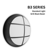 3CCT and 3 Wattage Selectable Bulkhead, IP65, Grill Black Bezel, B3 SERIES16