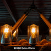 LED Filament ST64 4.5W=35W Extra Warm White Amber 2200K BC B22 Bayonet Cap Bulbs8