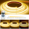 COB LED Strip Light 24V, 5W/M, 320 LEDs/M, 3000K Warm White, 400 Lumens, 5M Flexible Tape, IP65, (Dimmable)3