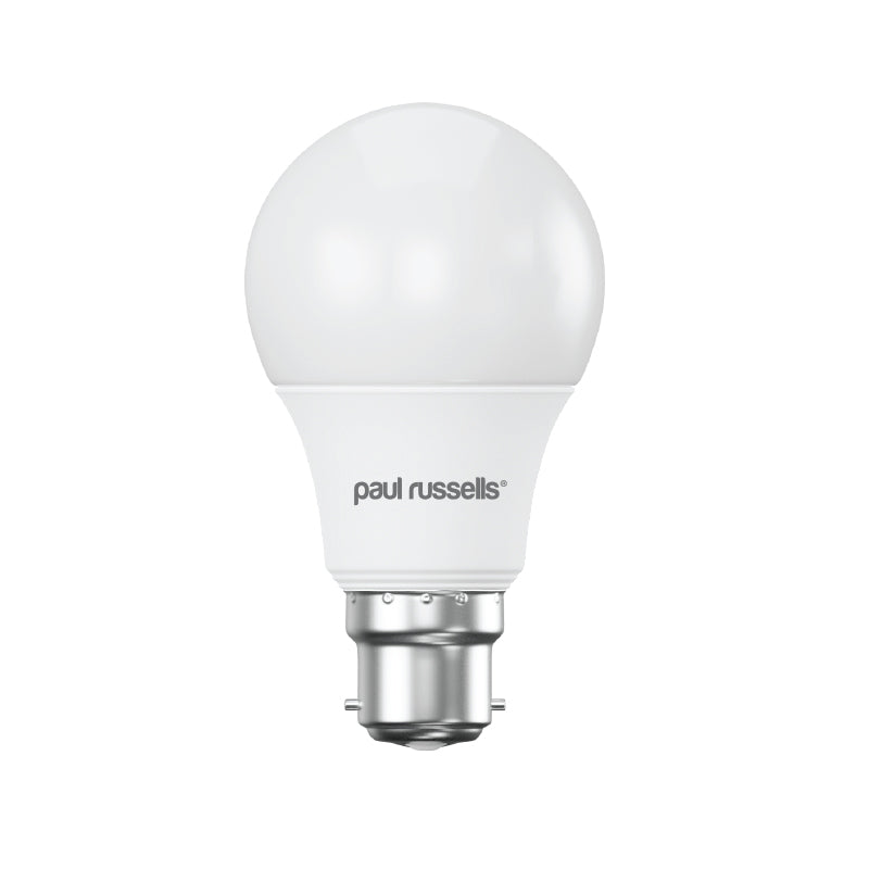 LED GLS 8W=60W Cool White Bayonet Cap BC B22 Light Bulbs