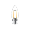 LED Filament Candle 2.5W=25W Warm White 2700K BC B22 Bayonet Cap Bulbs1