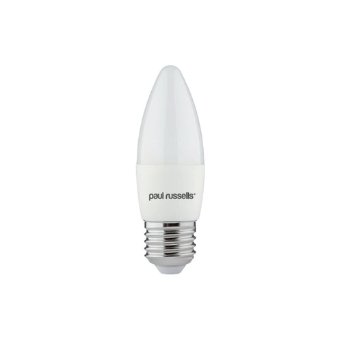 LED Candle 6.5W=60W Warm White Edison Screw ES E27 Bulbs