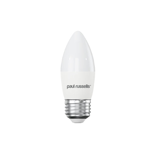 LED Dimmable Candle 5.5W=40W Cool White Edison Screw ES E27 Bulbs