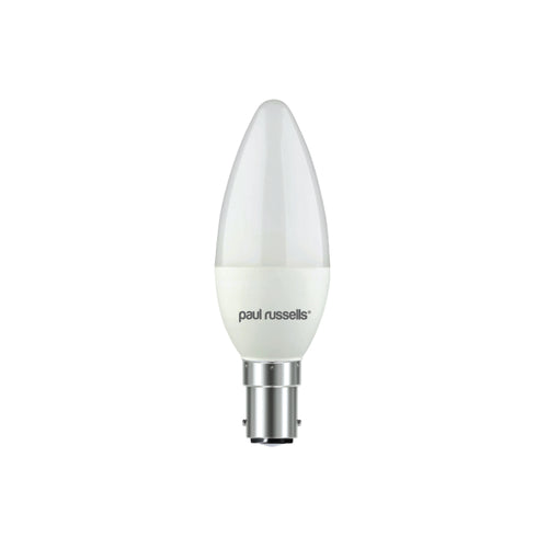 LED Candle 6.5W=60W Warm White Small Bayonet Cap SBC B15 Bulbs