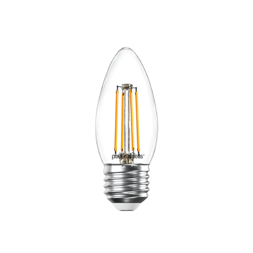LED Filament Candle 4.5W=40W Warm White ES E27 Edison Screw Cap Bulbs