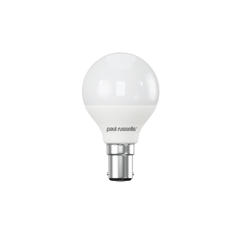 LED Dimmable Golf 5.5W=40W Cool White Small Bayonet Cap SBC B15 Bulbs