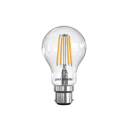 LED Filament GLS 7W=60W Warm White BC B22 Bayonet Cap Bulbs