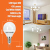 LED Golf Ball 4.9W=40W Cool White Small Edison Screw SES E14 Bulbs2