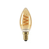 LED Dimmable Filament Spiral Candle, 2.5W=15w SES/E14 AM Extra Warm White 1800K Decorative Bulbs5