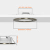 Paul Russells 4.8W LED Non Fire Rated Downlight Tiltable, Warm White 3000K, IP44, Bezel Brush Nickel2