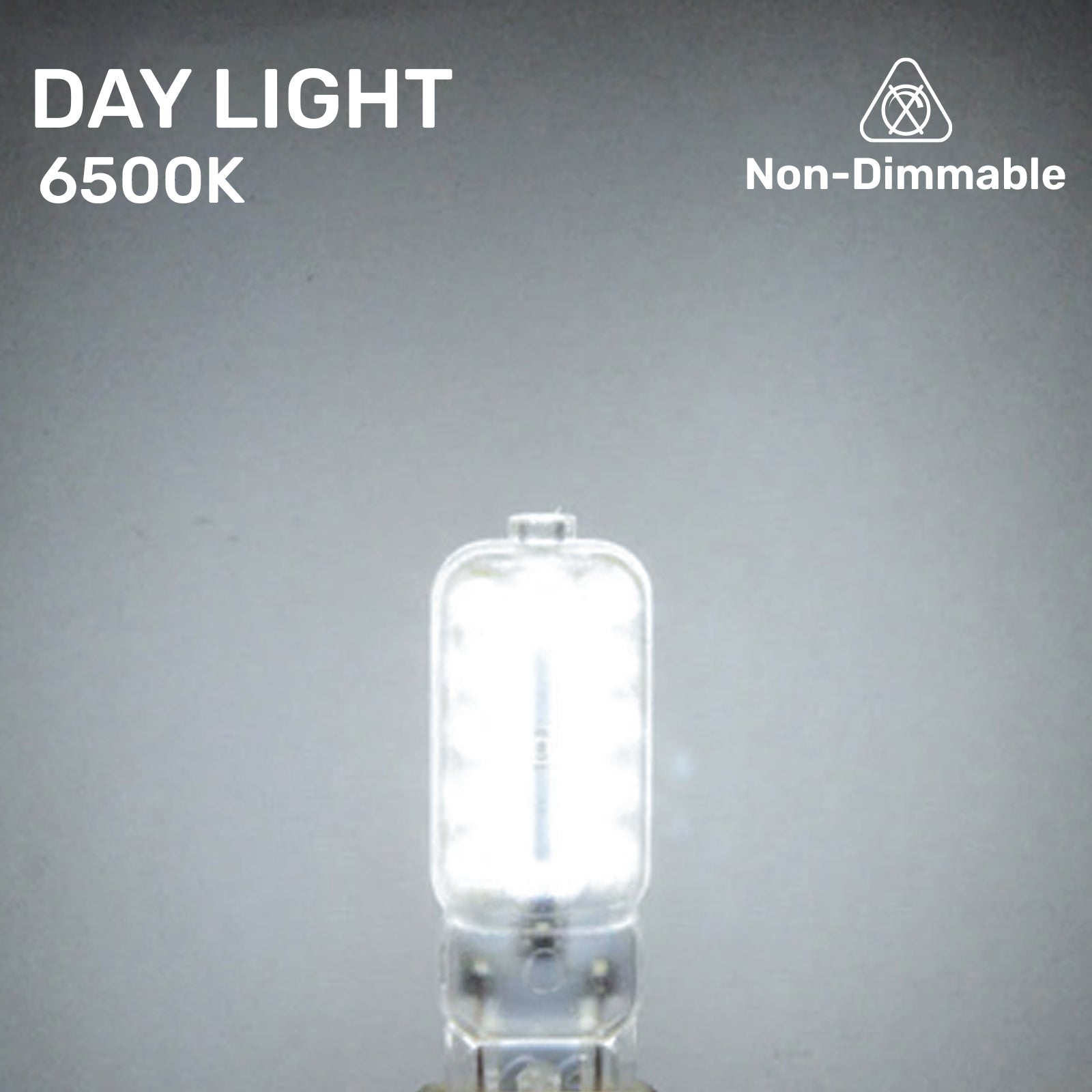 LED G9 Capsule 2.2W=20W 2 Pin Day Light 6500K Non-Dimmable Light Bulbs