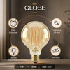 7W LED G95, E27, 600lm, Dimmable, 2200K (3 Pack)8