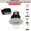 LED Fire Rated Downlights, IP65, Polished Chrome Bezel, Without Bulb4