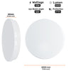 12W, LED Round Ceiling Downlights, IP44, 1200 Lumens, 4000K Cool White, Non-Dimmable Panel Spotlights2