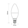 LED Dimmable Candle 5.5W=40W Day Light Edison Screw SES E14 Bulbs3