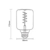 4W LED V95, E27, 250lm, Dimmable, 1800K7