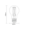 7.2W LED GLS, E27, 640lm, Dimmable, 2700K (3 Pack)5