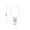 LED Filament GOLF 2.5W=25W Warm White SES E14 Small Edison Screw Bulbs4