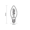 2.5W LED Candle, E14, 60lm, Dimmable, 1800K (3 Pack)7