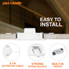 18W, LED Round Ceiling Downlights, 1980 Lumens, 4000K Cool White, Non-Dimmable Panel Spotlights3