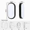 8W Oval LED Bulkhead Light, IP54 Waterproof, 650 Lumens, 6500K Daylight3