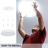 12W, LED Round Ceiling Downlights, IP44, 1200 Lumens, 6500K Day Light, Non-Dimmable Panel Spotlights3