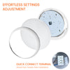 LED Round Bulkhead Light, IP65 Waterproof, Tri-Power & Tri-Colour Selectable5
