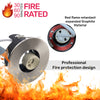 LED Fire Rated Downlights, IP20, Satin Nickel Bezel, Without Bulb4