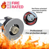 LED Fire Rated Downlights, IP20, Polished Chrome Bezel, Without Bulb4