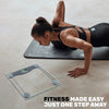 Digital Bathroom Scales, Body Weight, Weighing Scale, 150KG Wide Platform, Transparent Glass Grey7