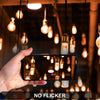 LED Filament T45 4.5W=35W Amber ES E27 Edison Screw Cap Bulb9