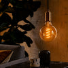 LED Filament Spiral G80 4W=25w Extra Warm White (AMBER) ES E27 Edison Screw Decorative Bulbs2