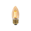 LED Filament Candle 4.5W=35W Extra Warm White Amber 2200K ES E27 Edison Screw Bulbs2