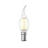 LED Filament Bent Tip Candle 4.5W=40W Warm White SBC B15 Bayonet Cap Bulbs2