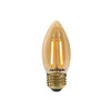 LED Filament Candle 2.5W=25W Extra Warm White Amber 2200K ES E27 Edison Screw Bulbs2