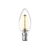 LED Filament Candle 2.5W=25W Warm White 2700K SBC B15 Small Bayonet Cap Bulbs2