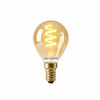 LED Dimmable Filament Spiral Golf, 2.5W=15w SES/E14 AM Extra Warm White 1800K Decorative Bulbs5