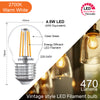 LED Filament Dimmable Golf 4.5W=40W Warm White Edison Screw ES E27 Bulbs2