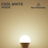 LED Golf Ball 4.9W=40W Cool White Bayonet Cap BC B22 Bulbs2