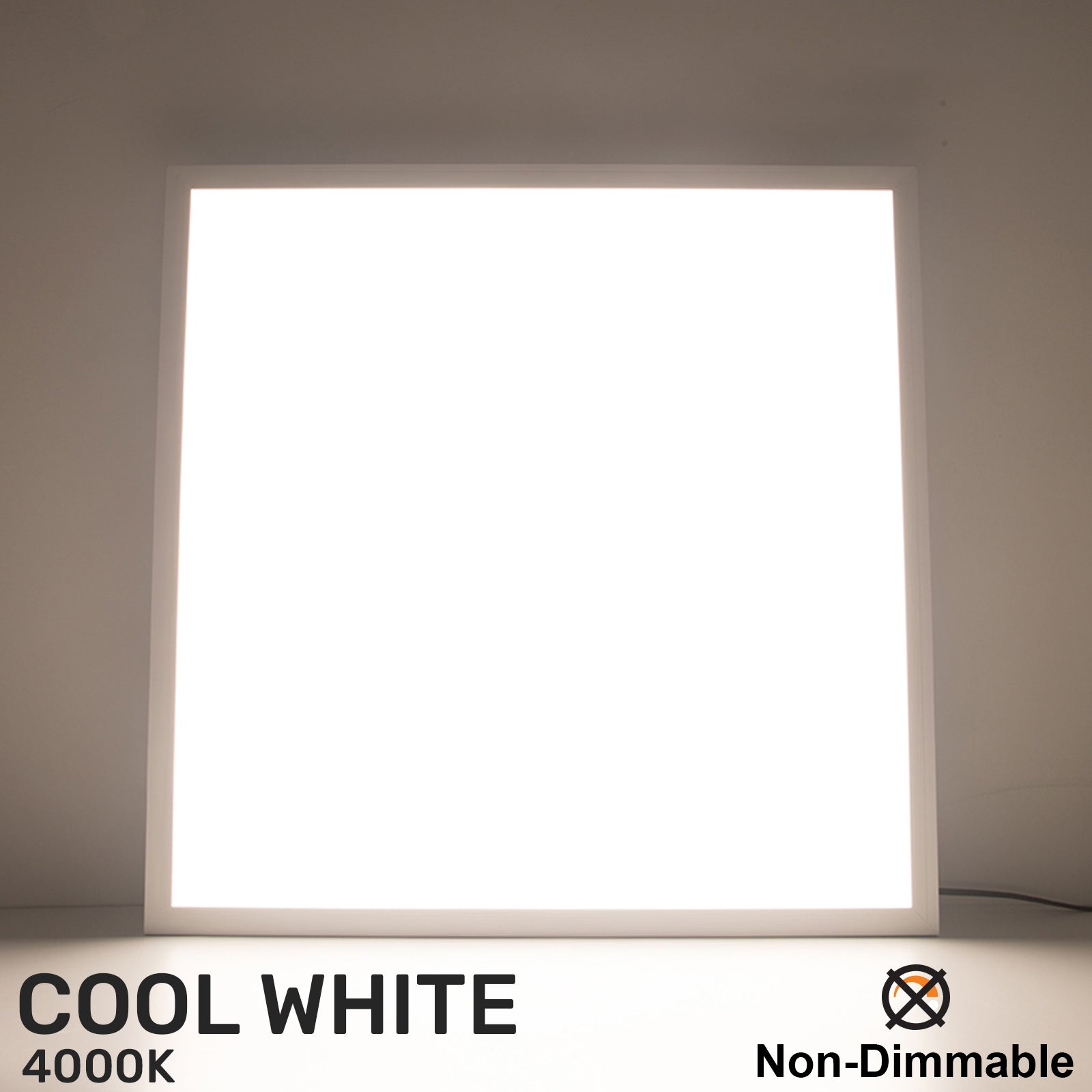 LED Square Panel 36W IP20 Cool White 4000K Ultra Slim Ceiling Light