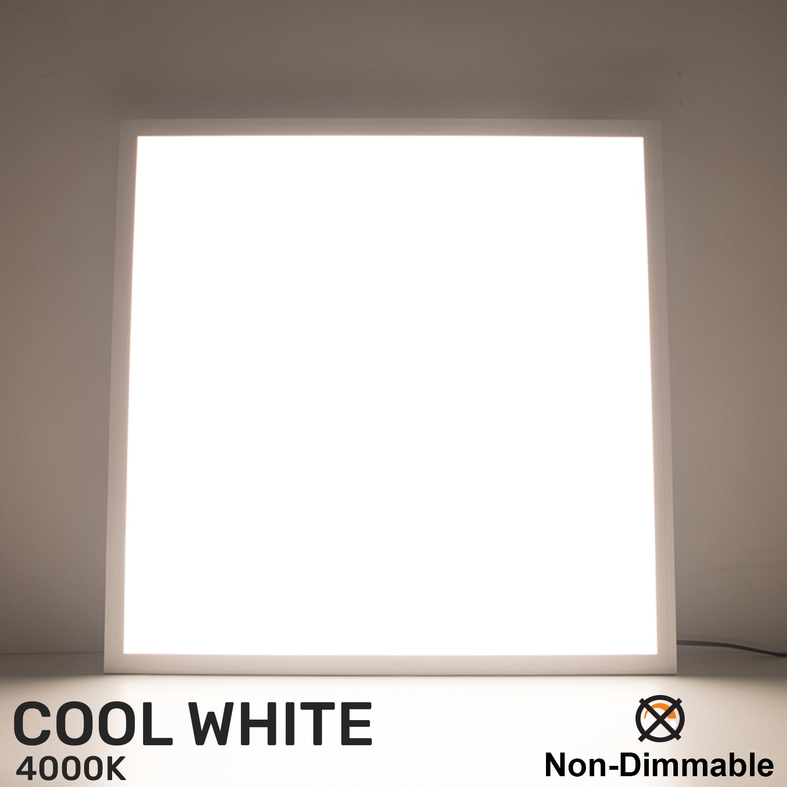 LED Square Panel 36W IP20 Cool White 4000K Ultra Slim Ceiling Light Bulbs