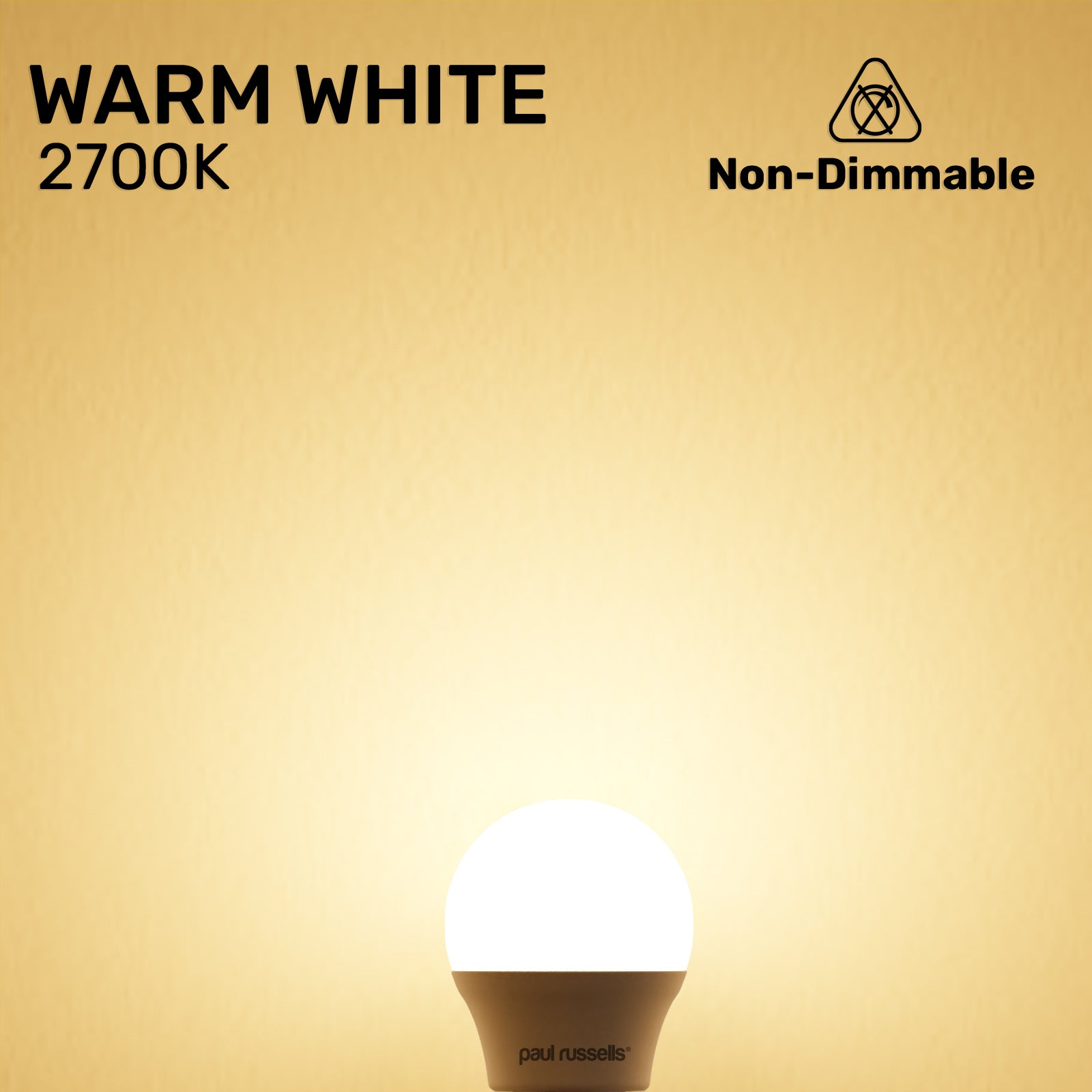 LED Golf Ball 6.5W=60W Warm White Small Bayonet Cap SBC B15 Bulbs