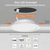 18W LED Round Ceiling Downlights – 1800 Lumens, CCT Switchable (3000K/4000K/6500K), IP44 Rated Panel Spotlights2