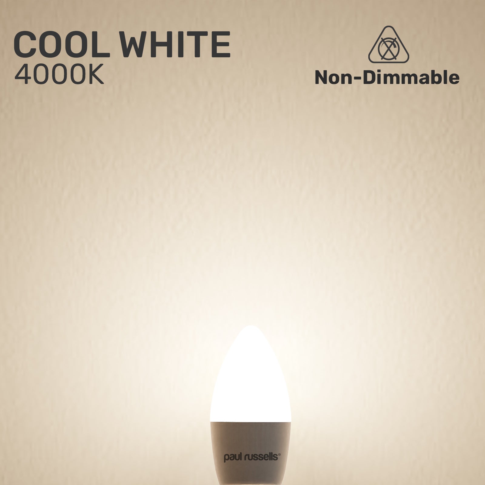 LED Candle 6.5W=60W Cool White Small Edison Screw SES E14 Bulbs