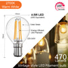LED Filament Dimmable Golf 4.5W=40W Warm White Small Bayonet Cap SBC B15 Bulbs2