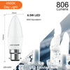 LED Candle 6.5W=60W Day Light Bayonet Cap BC B22 Bulbs3