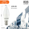LED Candle 6.5W=60W Day Light Small Bayonet Cap SBC B15 Bulbs3